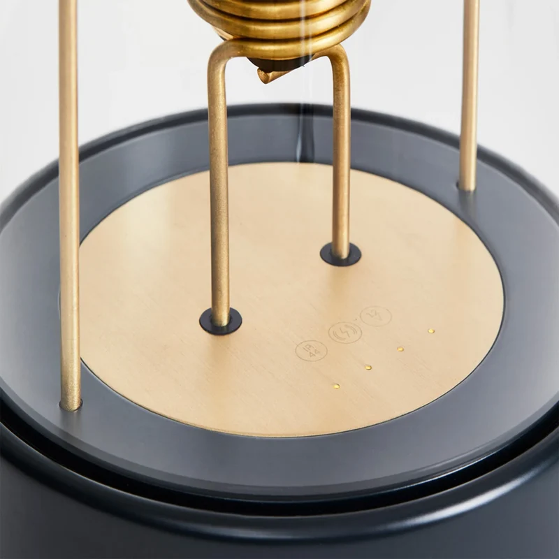 The Muse 1.0 Portable Lamp in Hackles Black