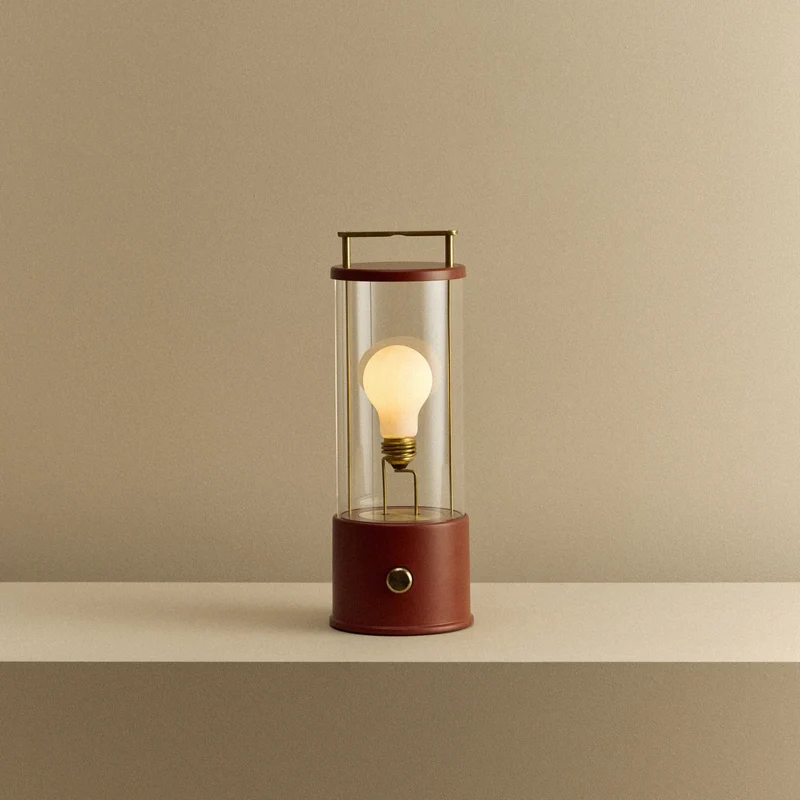 The Muse 1.0 Portable Lamp in Pomona Red