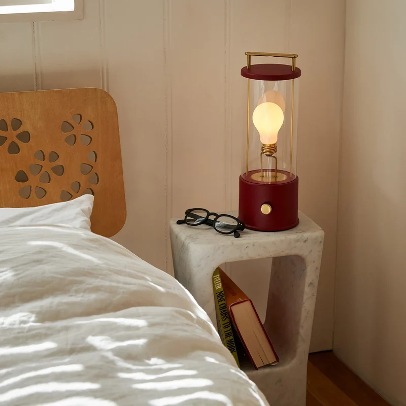 The Muse 1.0 Portable Lamp in Pomona Red