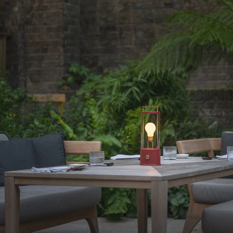 The Muse 1.0 Portable Lamp in Pomona Red