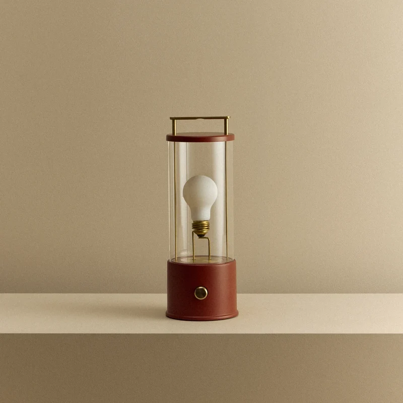 The Muse 1.0 Portable Lamp in Pomona Red