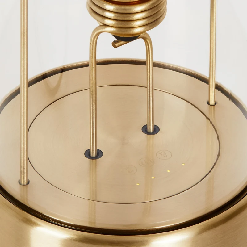 The Muse 1.0 Portable Lamp in Solid Brass