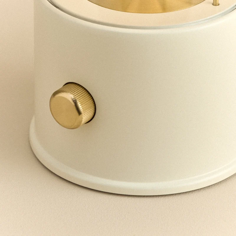 The Muse 2.0 Portable Lamp in Candlenut White