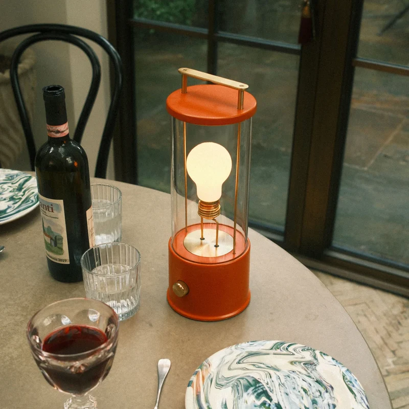 The Muse 2.0 Portable Lamp in Claycourt Orange