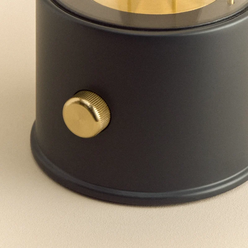 The Muse 2.0 Portable Lamp in Hackles Black