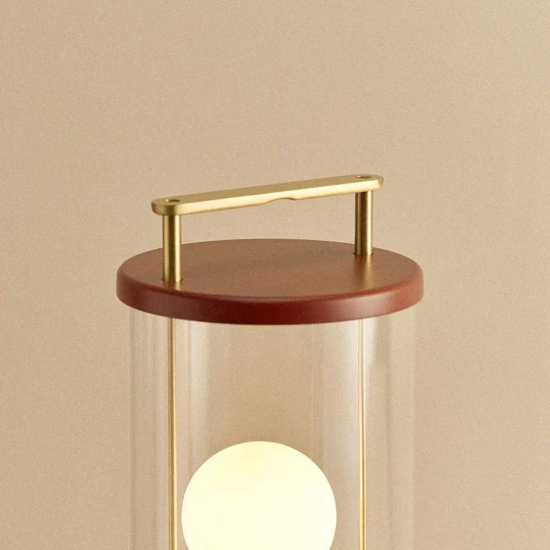 The Muse 2.0 Portable Lamp in Pomona Red