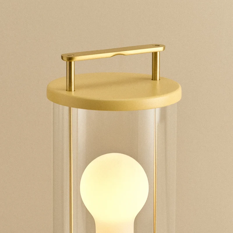 The Muse 2.0 Portable Lamp in Posset Yellow