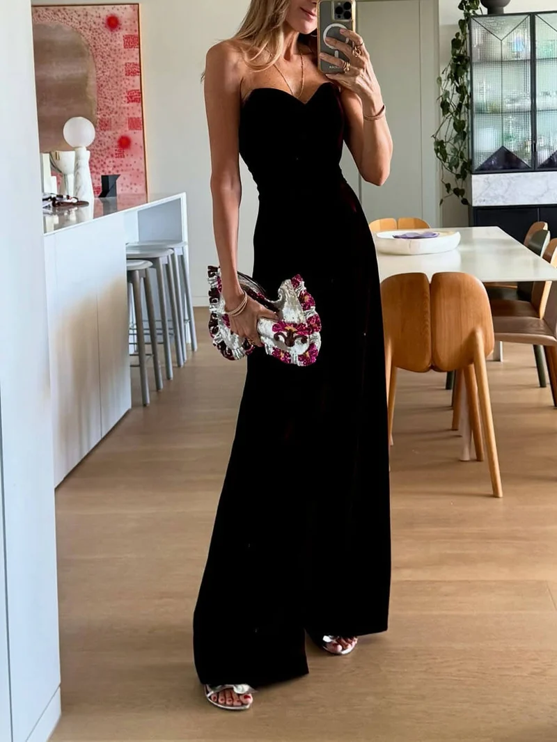 Chic Sexy Off-Shoulder Wide-Leg Jumpsuit