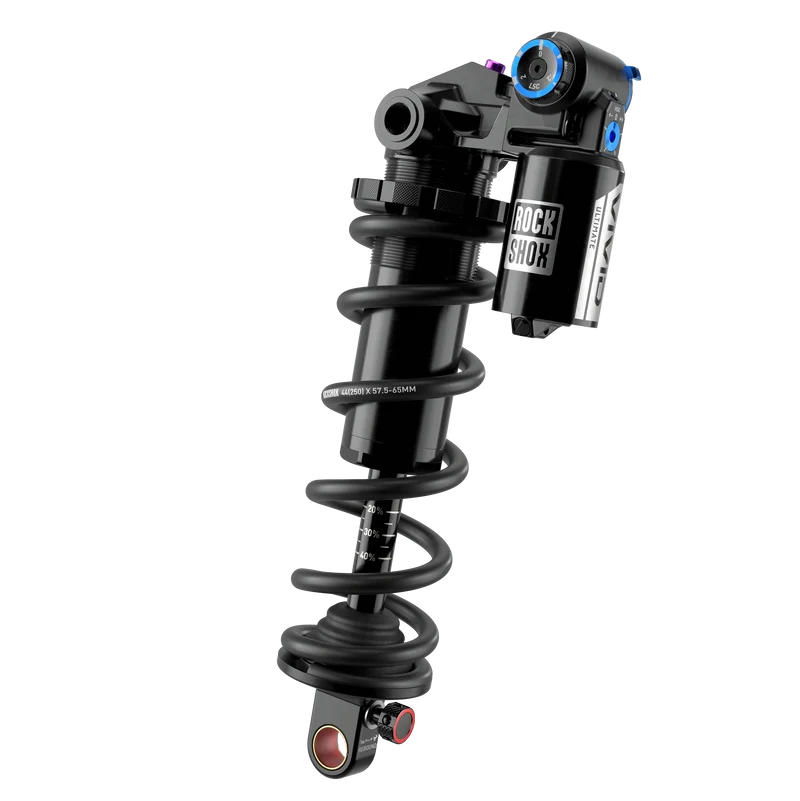 Amortisseur ROCKSHOX VIVID COIL ULTIMATE RC2T D1 Trunnion pour Transition Relay/Patrol 2022+