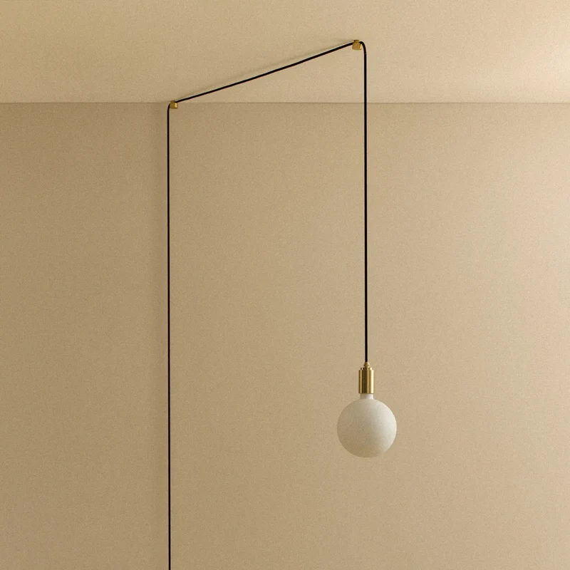 Sphere IV Plug-In Pendant in Brass