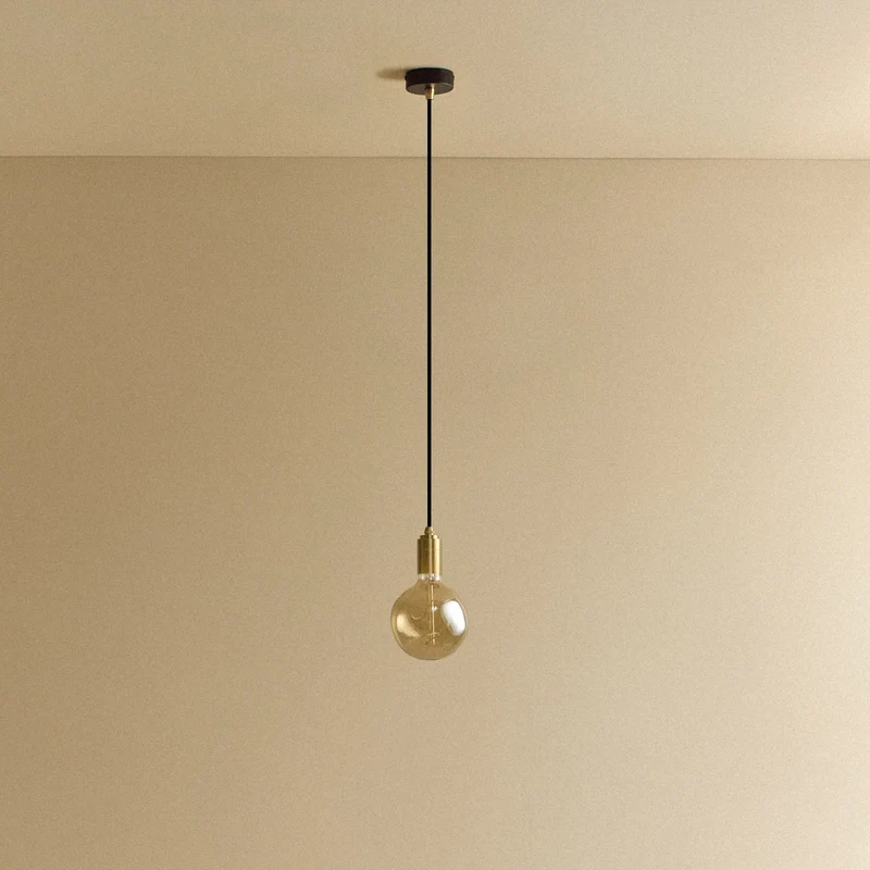 Voronoi I Pendant Light in Brass