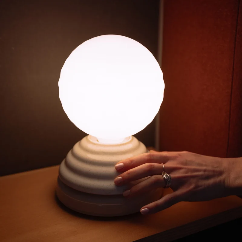 Wake Sleep Light in Pebble White
