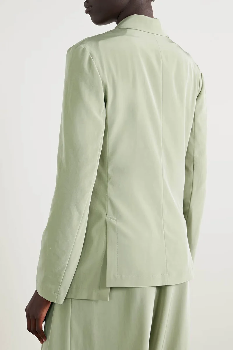 Fashionable Pleated Pocket Wide-Leg Pants