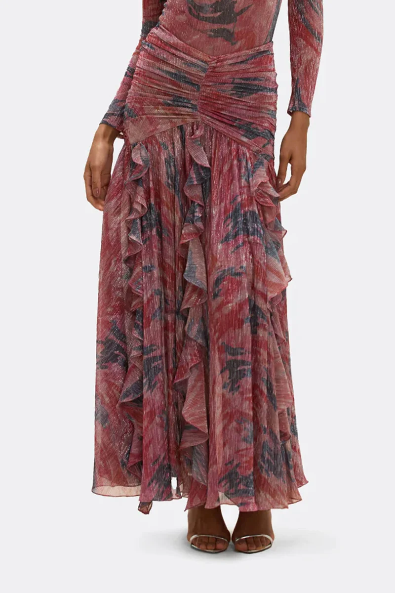 Exquisitely Ruched Halter Twist V-Neck Bodysuit