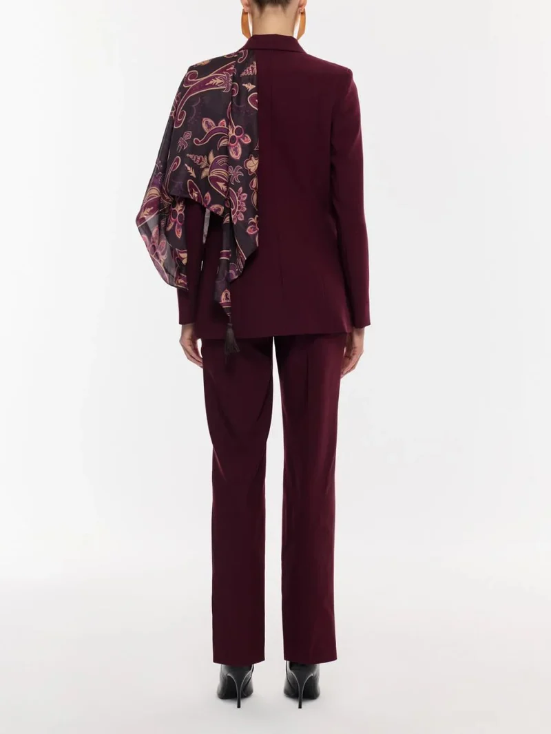 Elegant High-Waist Straight-Leg Trousers
