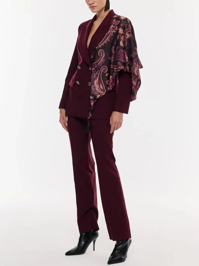 Elegant High-Waist Straight-Leg Trousers