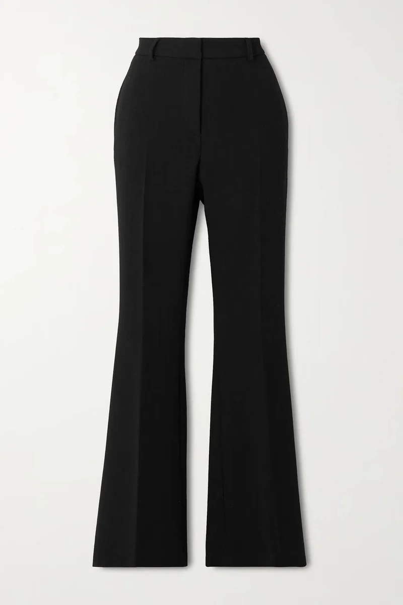 Retro High-Waisted Pocket Flared Pants