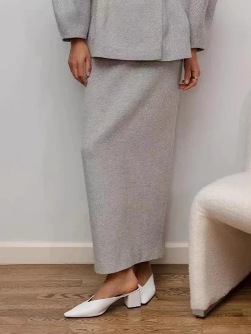Chic Elegant Solid Drop-Shoulder Loose Top