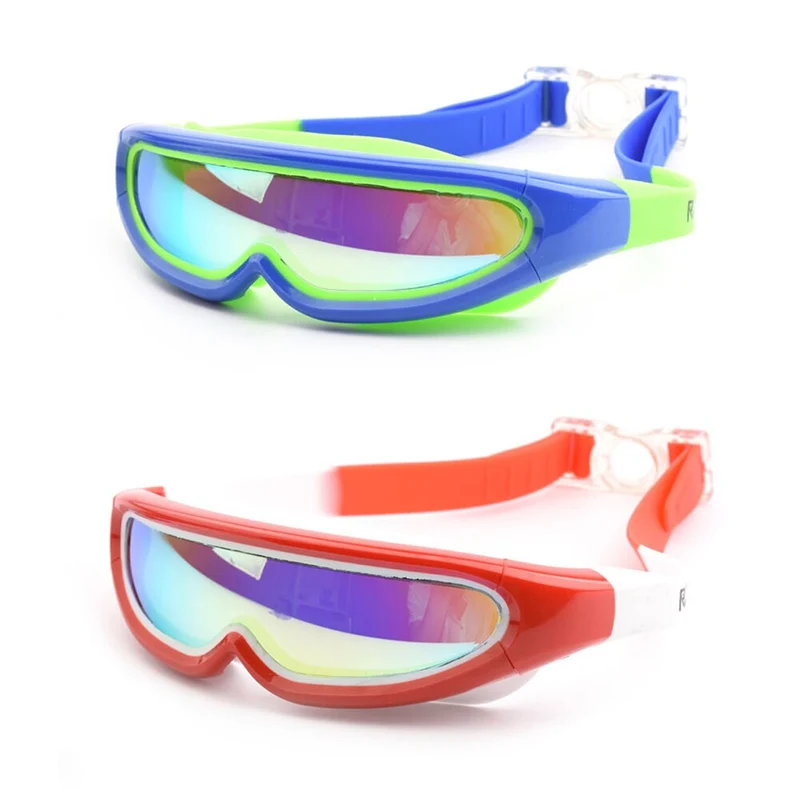 Galvanoplastie enfants lunettes de natation Silicone lunettes de natation étanche adulte sport plongée lunettes