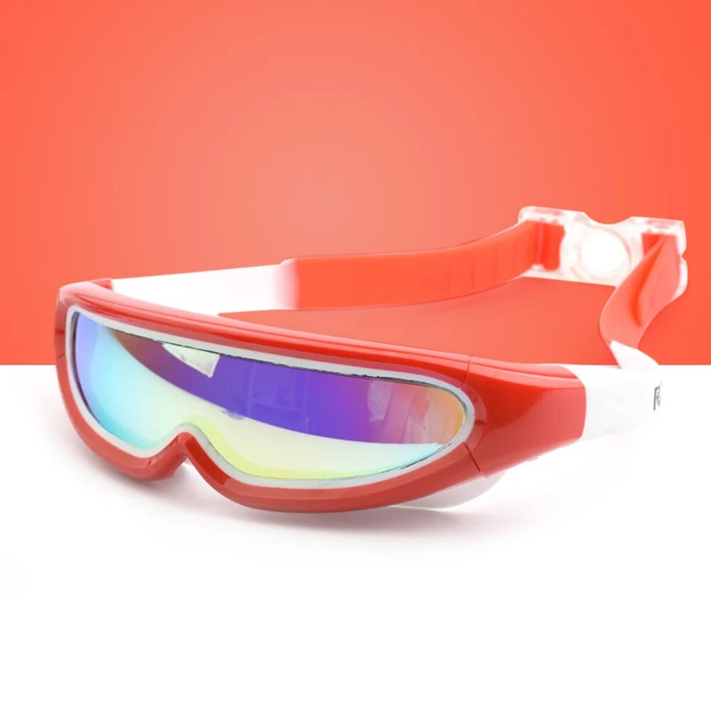 Galvanoplastie enfants lunettes de natation Silicone lunettes de natation étanche adulte sport plongée lunettes