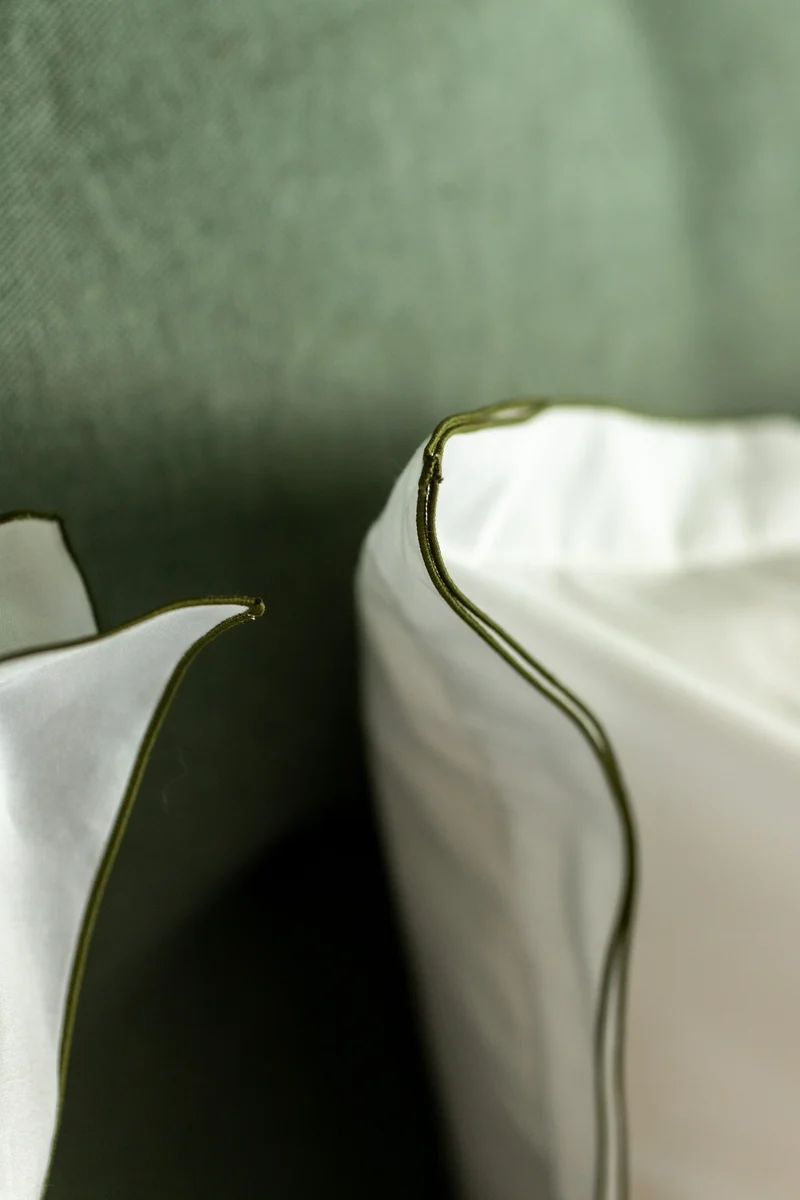 Parure de lit Bora - Olive