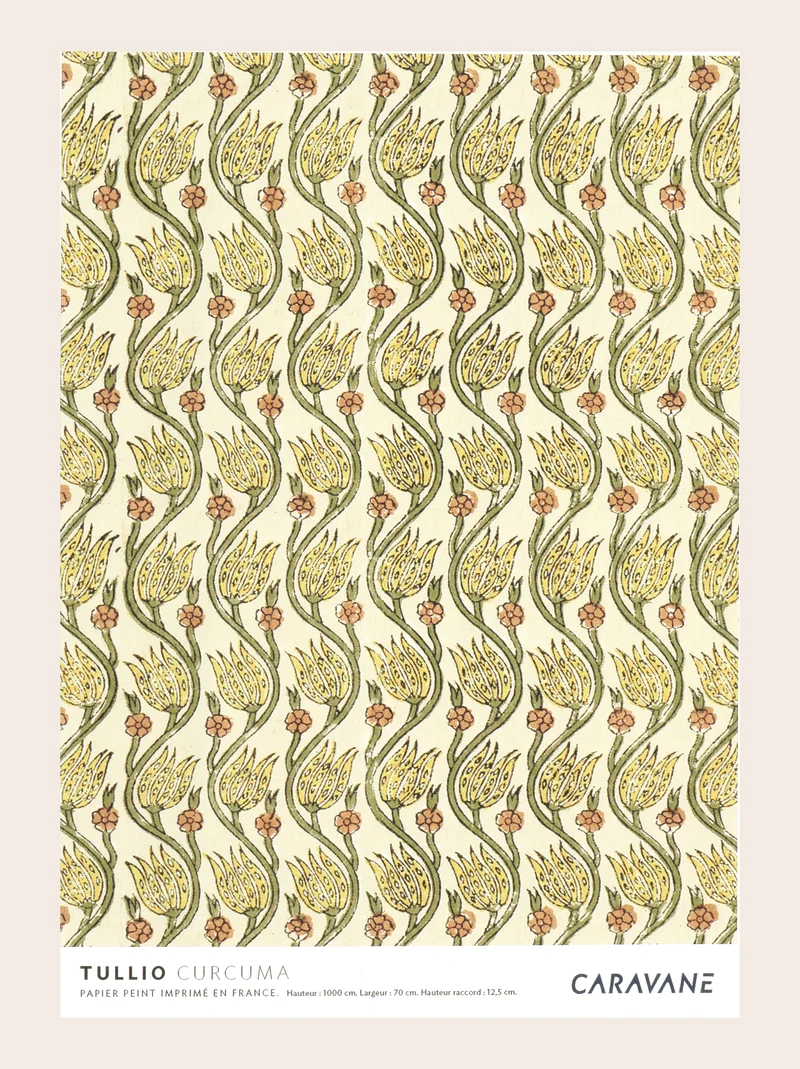 Papier Peint Tullio curcuma