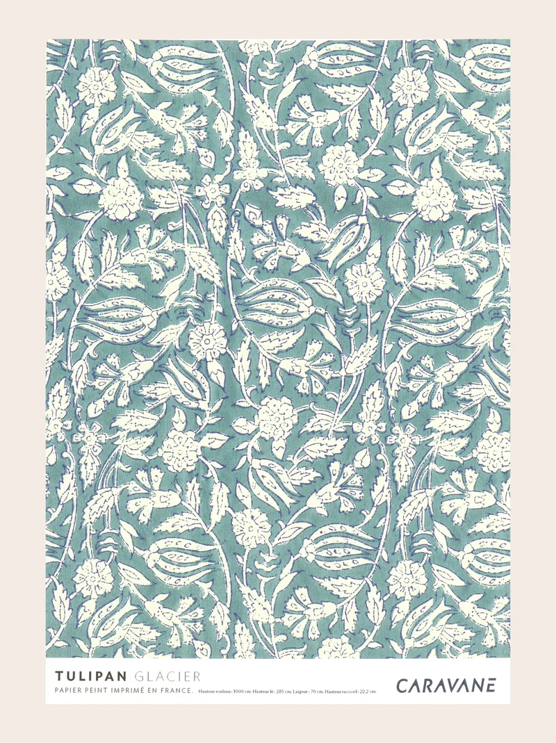 Papier Peint Tulipan Glacier