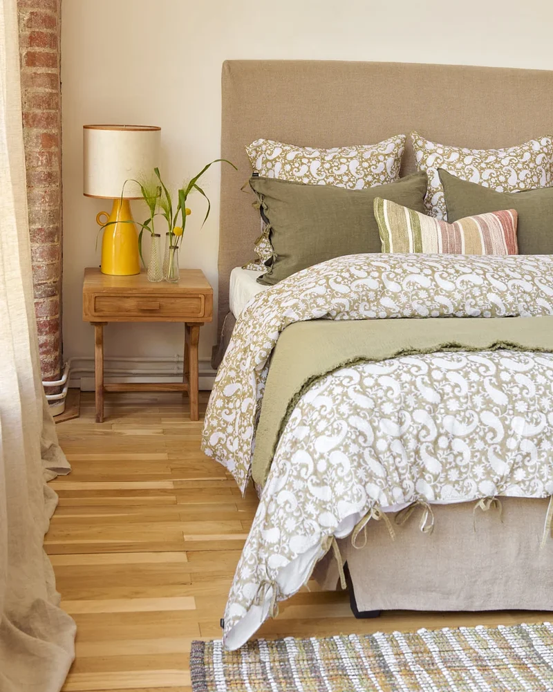 Housse de couette Paisley bio