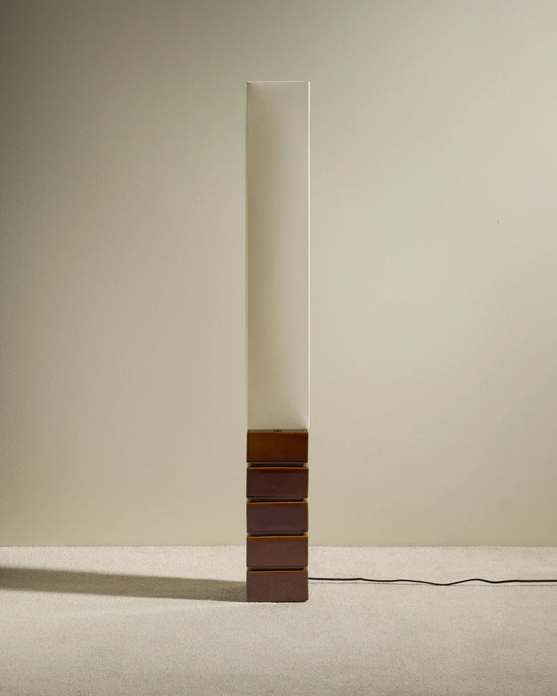 Tower Floor Lamp - Hazelnut