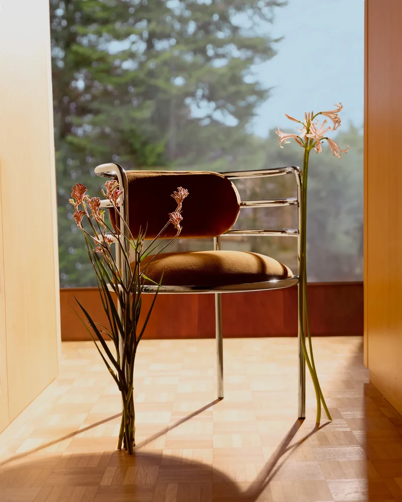Moon Chair - Chrome