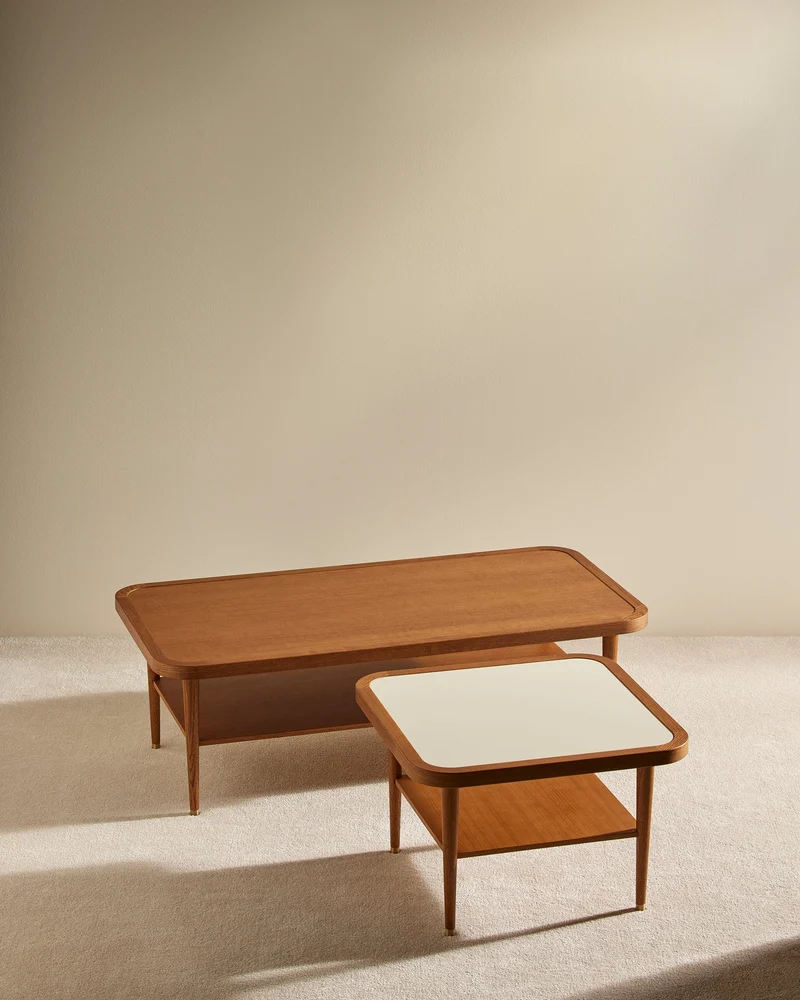 Puzzle Coffee Table - Ecru