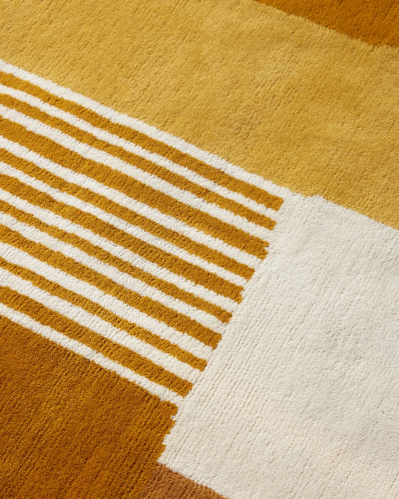 Boro Rug - Ochre