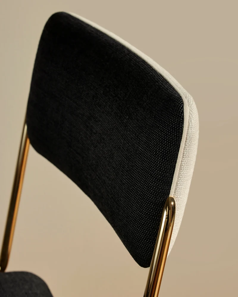 Double Game Chair - Gold / Black
