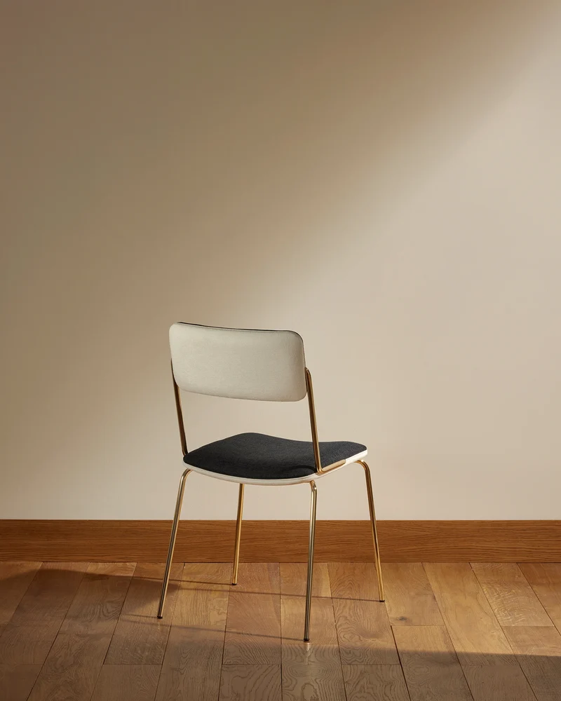 Double Game Chair - Gold / Black