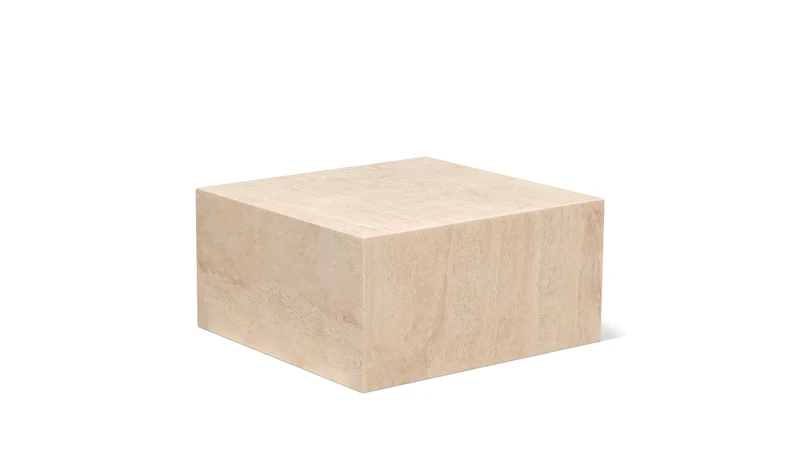 Align Coffee Table, Regular, Travertine