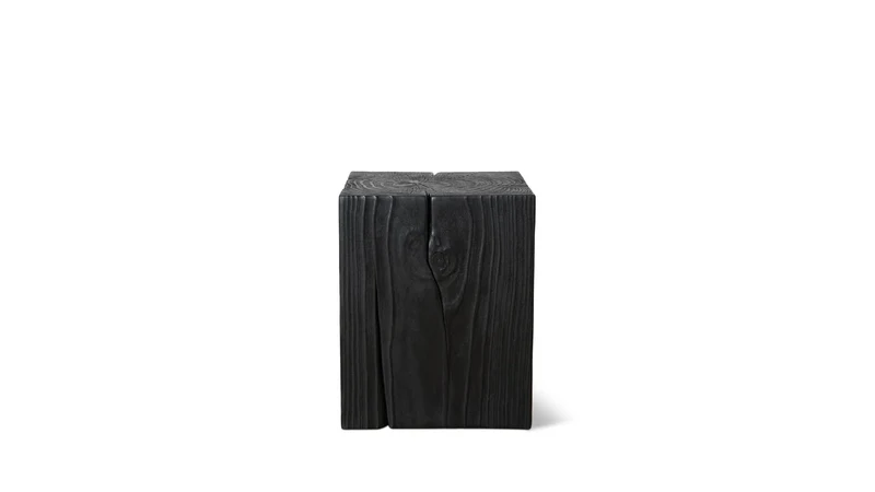 Amalfi Stool, Burned Pine