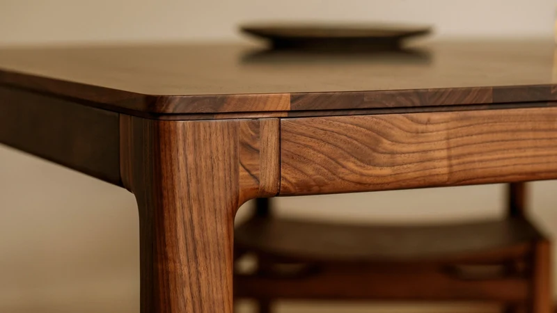 Bridge Extendable Dining Table, Seats 6-12, American Walnut