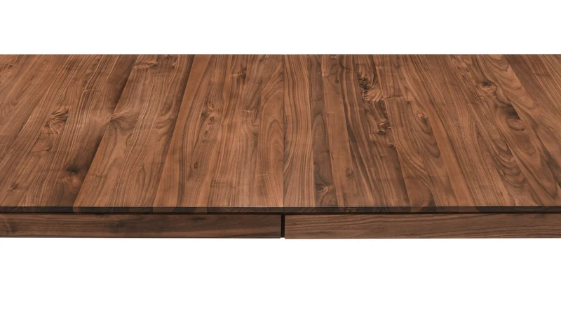 Bridge Extendable Dining Table, Seats 6-12, American Walnut