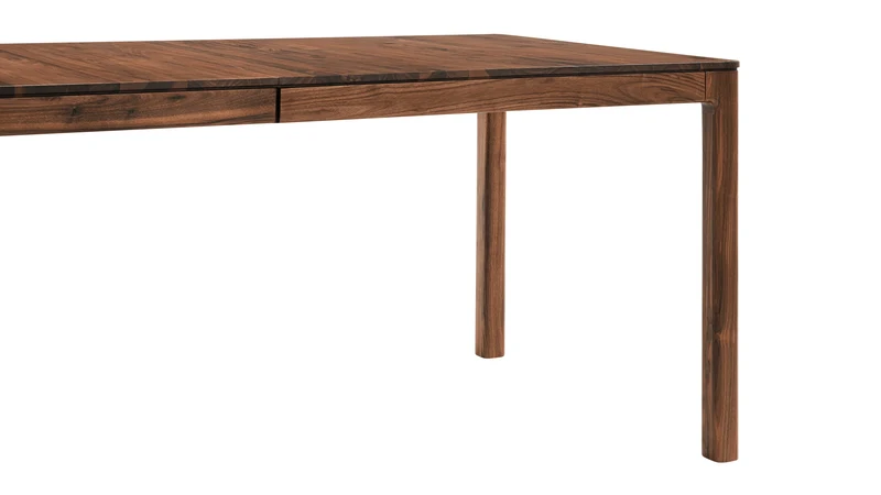 Bridge Extendable Dining Table, Seats 6-12, American Walnut
