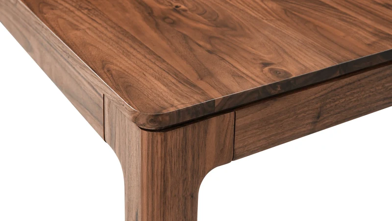 Bridge Extendable Dining Table, Seats 6-12, American Walnut