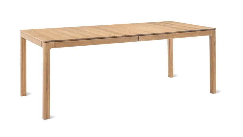 Bridge Extendable Dining Table, Seats 6-12, Oak