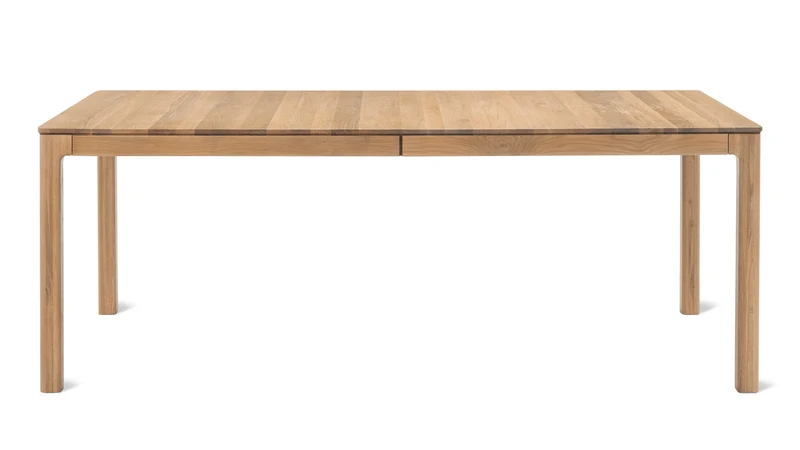 Bridge Extendable Dining Table, Seats 6-12, Oak