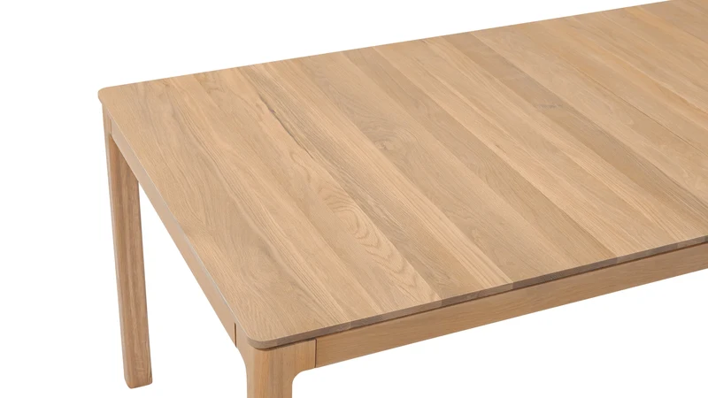 Bridge Extendable Dining Table, Seats 6-12, Oak
