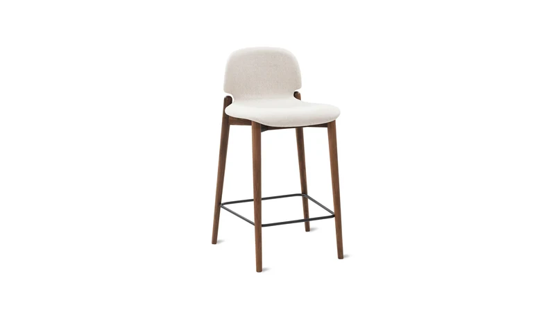Dine In Counter Stool, Walnut/Dune
