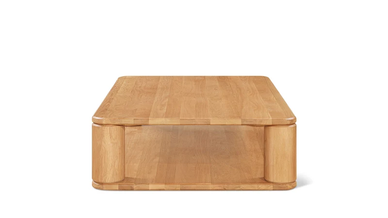 Double Feature Coffee Table, Large, Oak