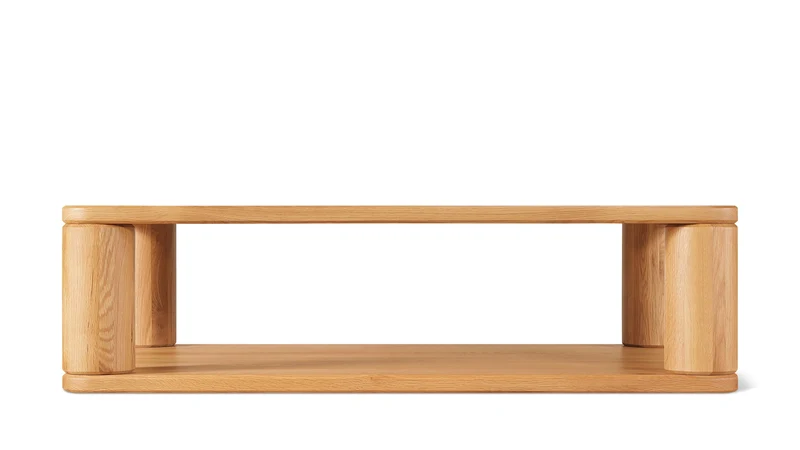 Double Feature Coffee Table, Regular, Oak
