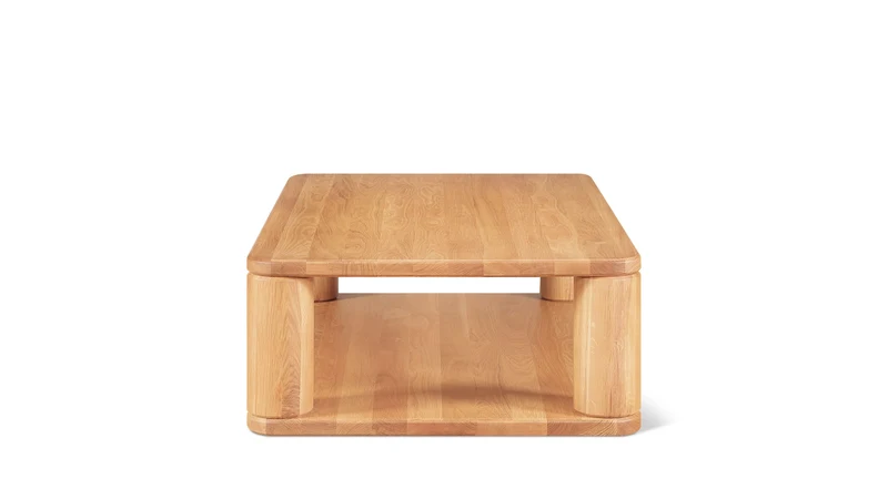 Double Feature Coffee Table, Regular, Oak