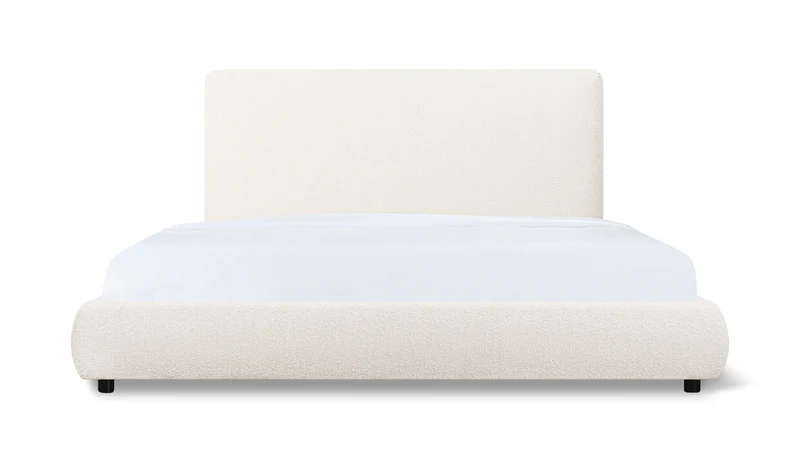 Dream Storage Bed With Tall Headboard, King, Cream Boucle