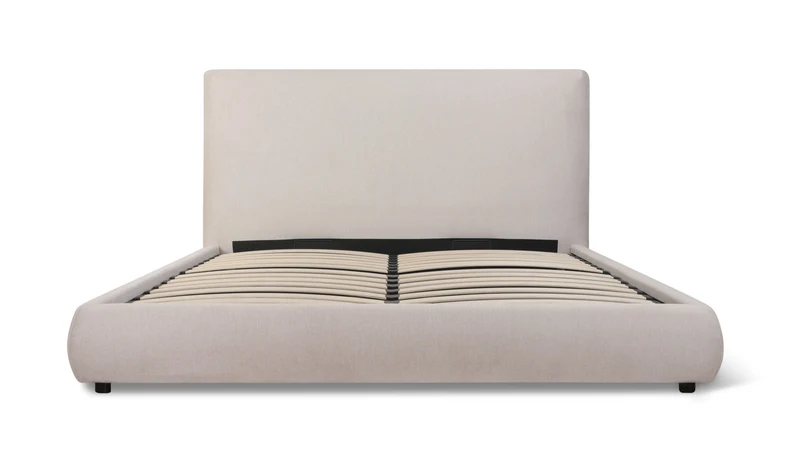 Dream Storage Bed With Tall Headboard, King, Latte