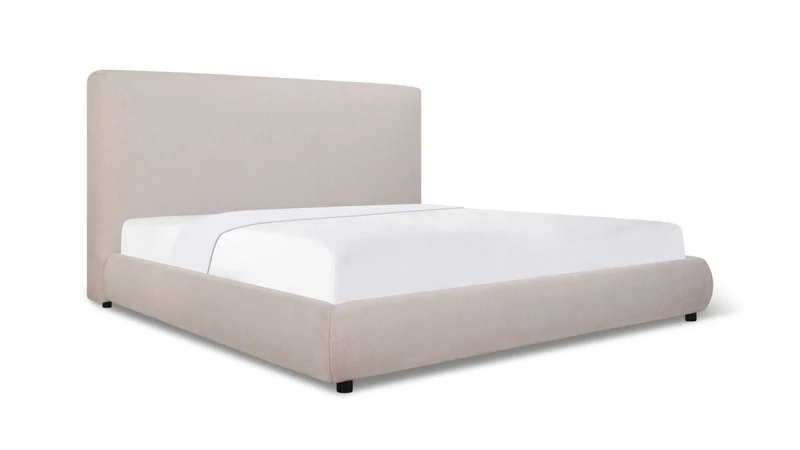 Dream Storage Bed With Tall Headboard, King, Latte